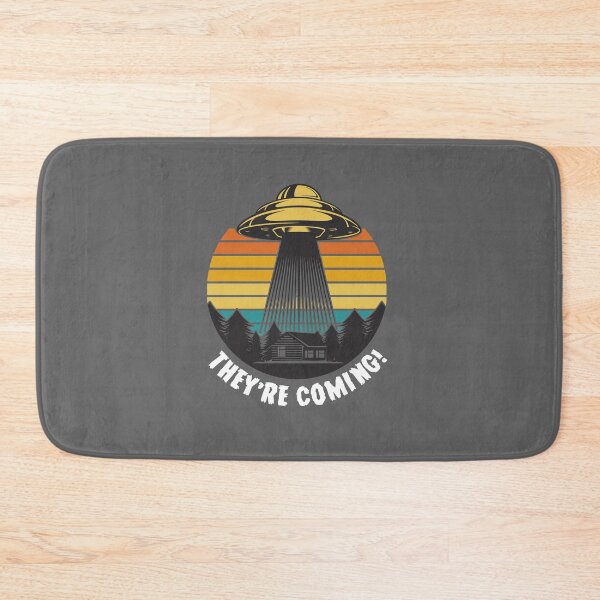 Item preview, They're coming! Alien abduction design. UFO designed and sold by InkyJack.