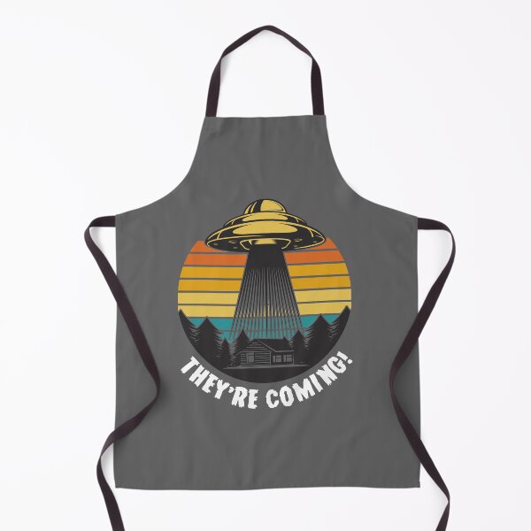 Item preview, They're coming! Alien abduction design. UFO designed and sold by InkyJack.