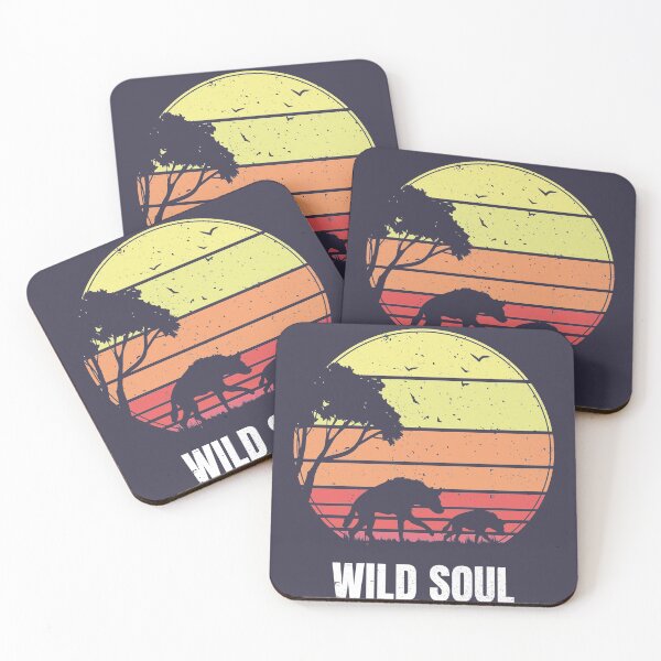Item preview, Hyena Vintage Sunset Retro - Wild Soul designed and sold by faudeltn.