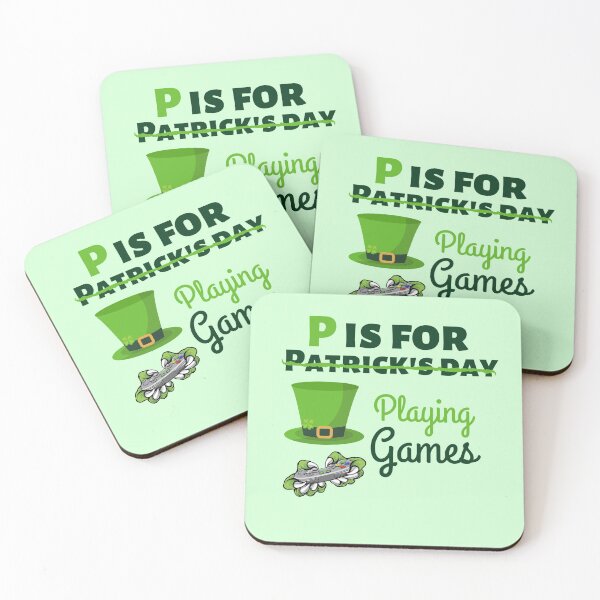 Item preview, P is for playing games Patrick's day  designed and sold by Bella85s.