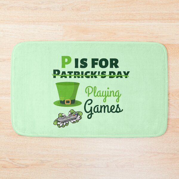 Item preview, P is for playing games Patrick's day  designed and sold by Bella85s.