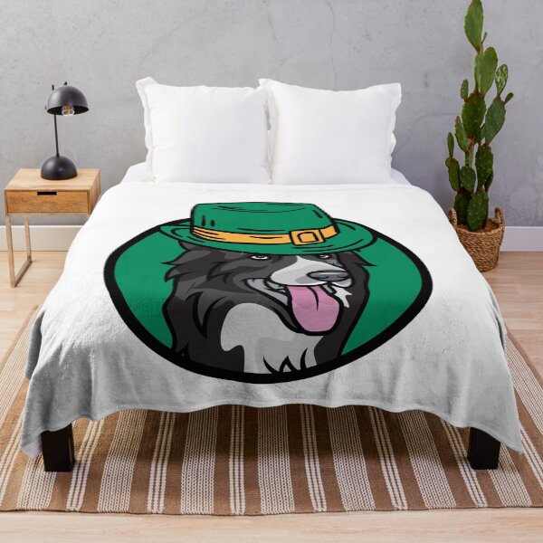 Item preview, Border Collie Leprechaun St Patricks Day Dog designed and sold by TheFlipRepublic.