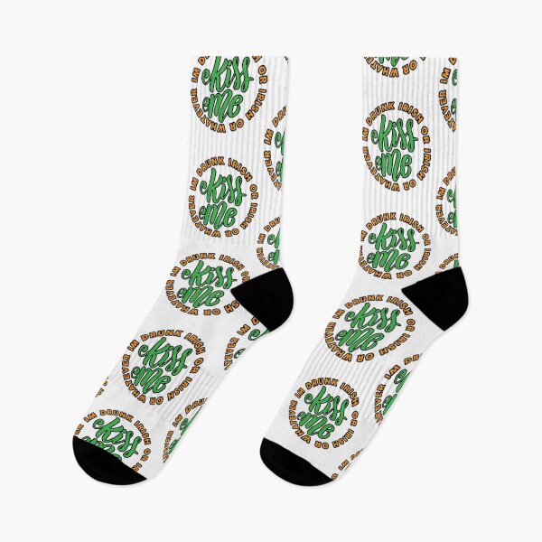 Item preview, Kiss Me I_m Drunk or Irish or Whatever St Patricks designed and sold by TheFlipRepublic.
