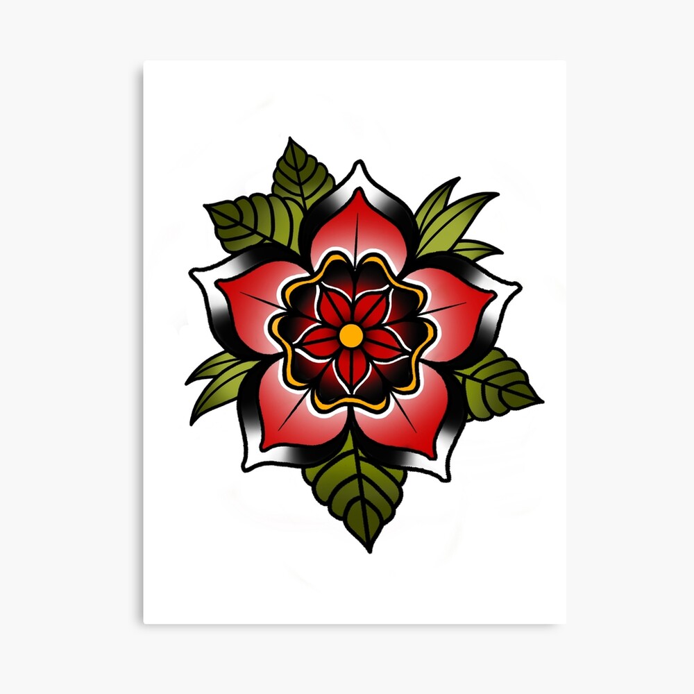 Traditional Rose Tattoo Traditional Rose Tattoo