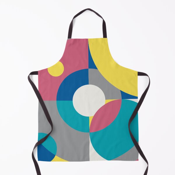 Item preview, Abstract geometric pattern with round shapes in multicolor palette variation designed and sold by acidmit.