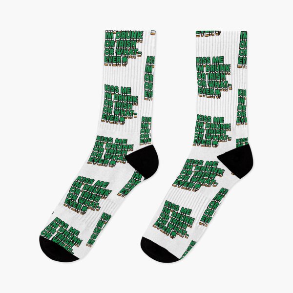 Item preview, Kiss Me I_m Drunk or Irish or Whatever St Patricks designed and sold by TheFlipRepublic.