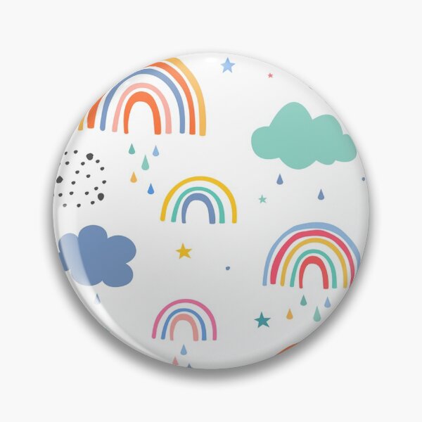 Artikelvorschau, REGENBOGENWOLKEN UND REGENFARBIGES MUSTERDESIGN entworfen und verkauft von lotees.