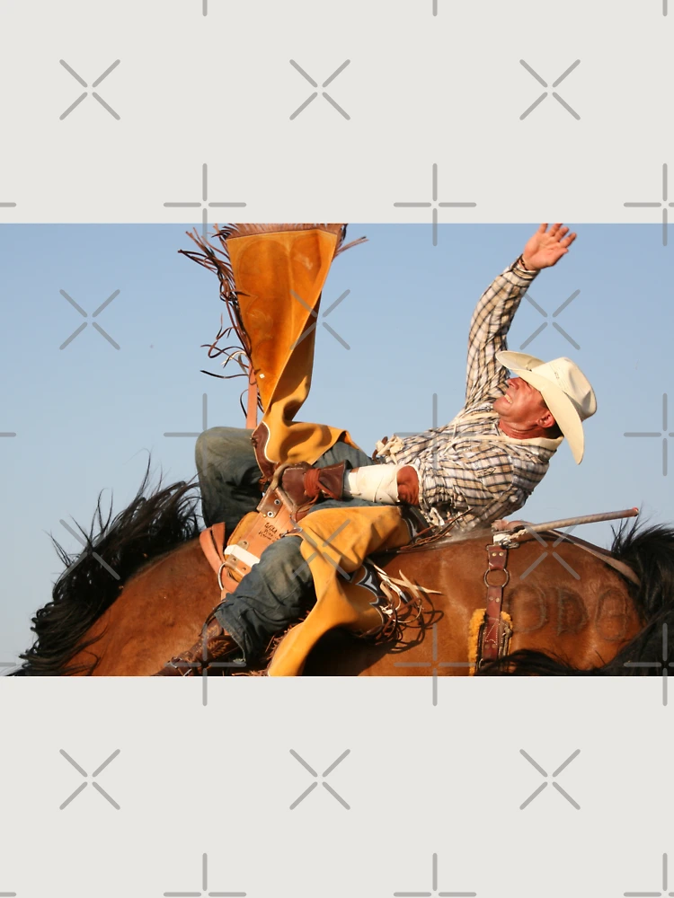 Thumbnail 6 of 6, Premium Oversized Hoodie, Rodeo Bareback Rider designed and sold by Rodeo-Photos.