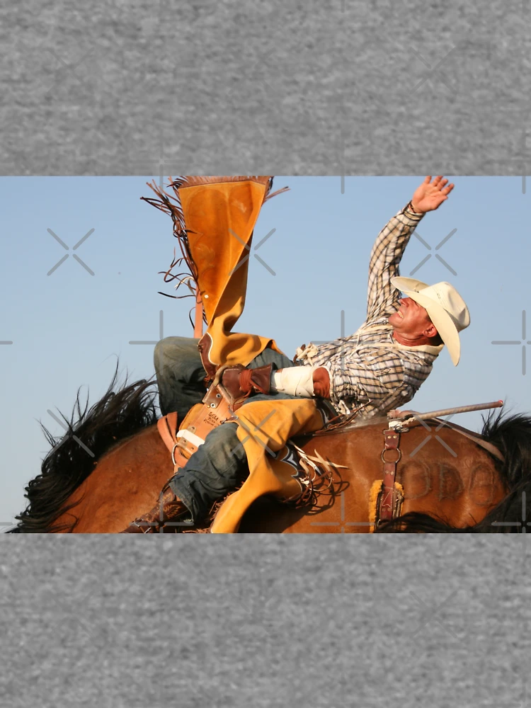 Thumbnail 6 of 6, Lightweight Sweatshirt, Rodeo Bareback Rider designed and sold by Rodeo-Photos.
