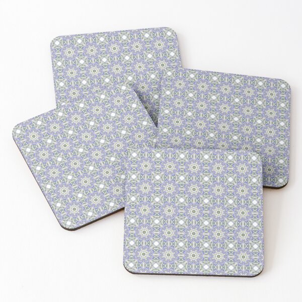 Item preview, Boho Purple Green White Geometric Graphic Pattern designed and sold by Strawflower Oasis.