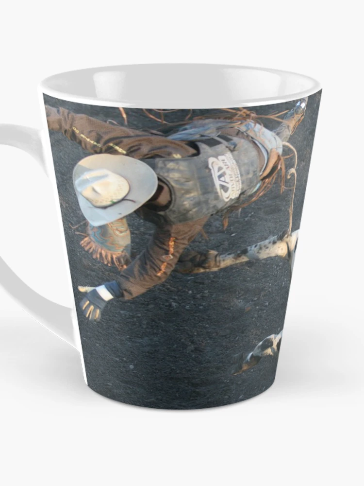 Thumbnail 3 of 4, Coffee Mug, Thrown Bull Rider designed and sold by Rodeo-Photos.
