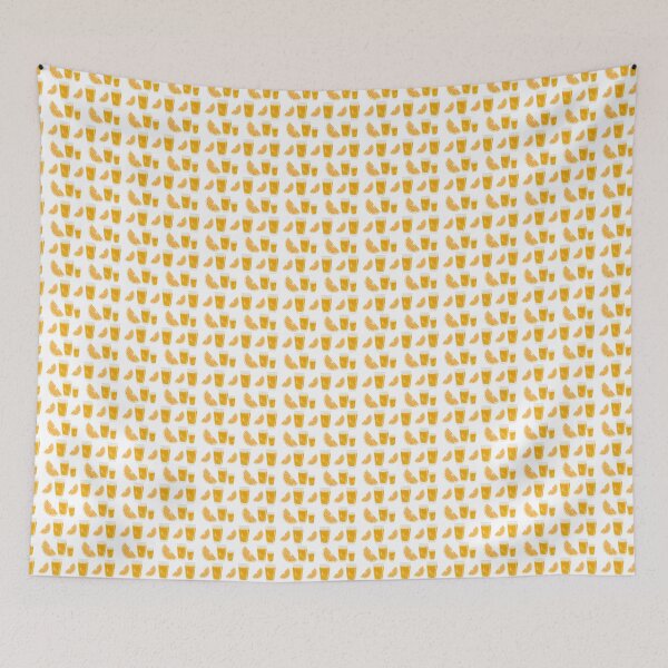 Item preview, Orange Juice Rows - White designed and sold by HB Loves Crafts.