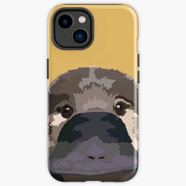 Petrova Platypus on a Yellow Background iPhone Tough Case
