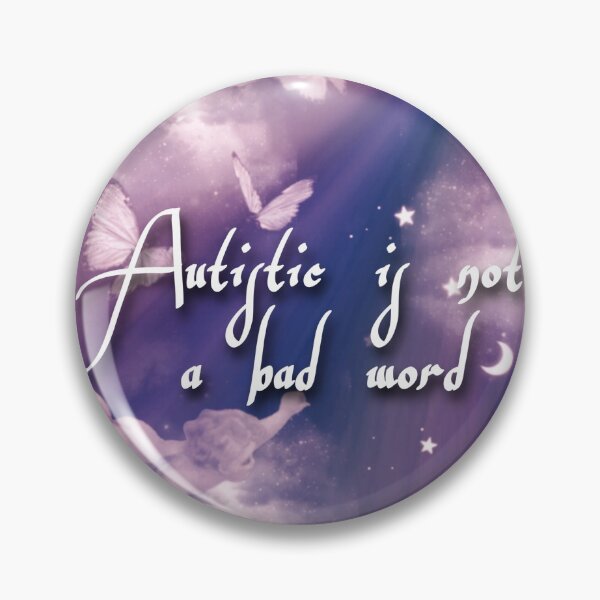Item preview, "Autistic is not a bad word" Angel Design designed and sold by AceKaceMusic.