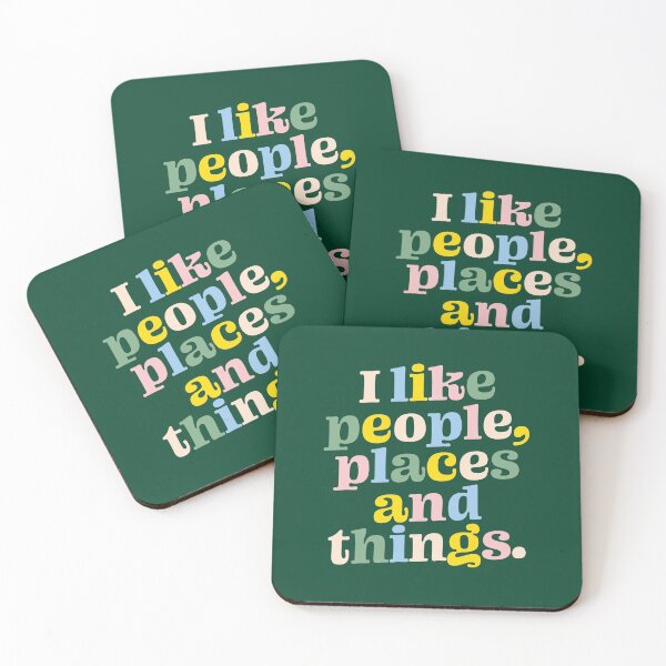 Item preview, I like people, places and things designed and sold by EllinorPrints.