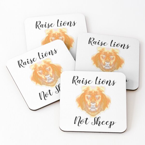 Item preview, Raise Lions Not Sheep designed and sold by LumeLush.