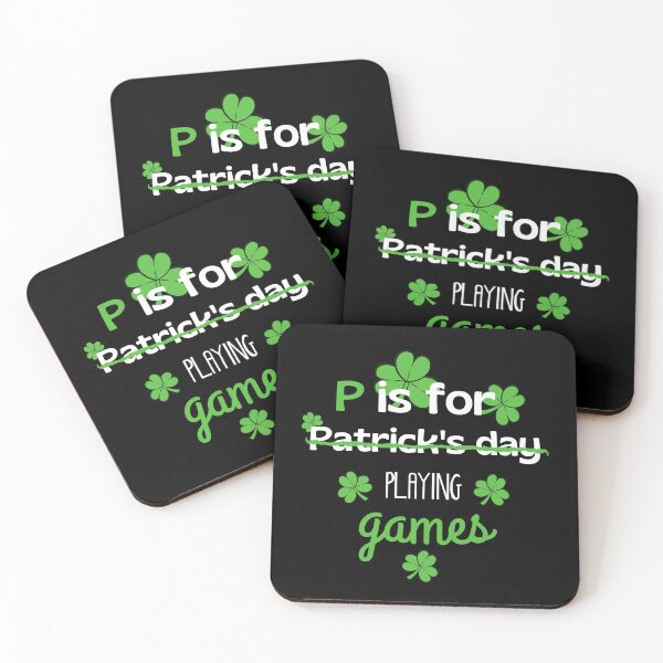 Item preview, P is for playing games Patrick's day  designed and sold by Bella85s.