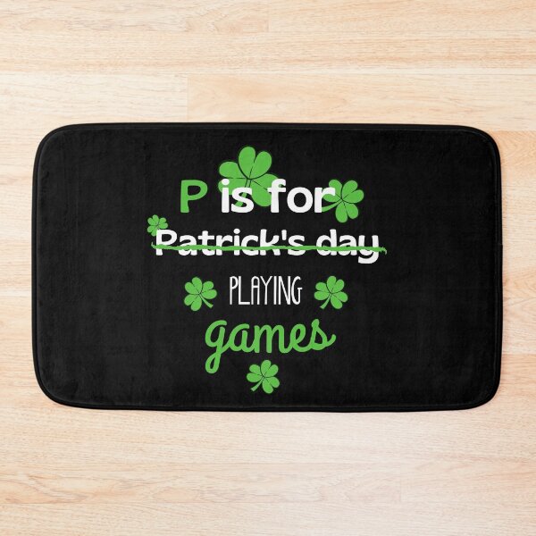 Item preview, P is for playing games Patrick's day  designed and sold by Bella85s.