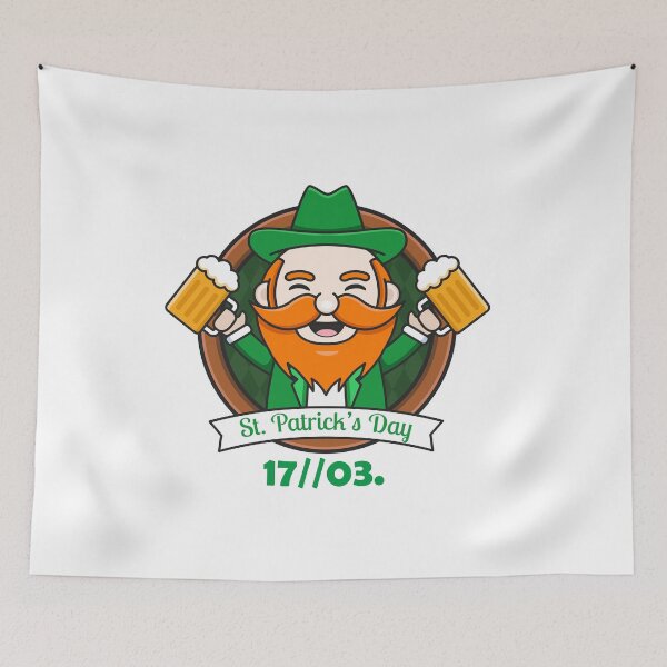 Item preview, Gnom Funny st Patrick Day designed and sold by TheFlipRepublic.