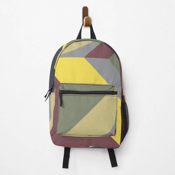 Item preview, Abstract geometric pattern with rectangular and round shapes in multicolor palette variation designed and sold by acidmit.