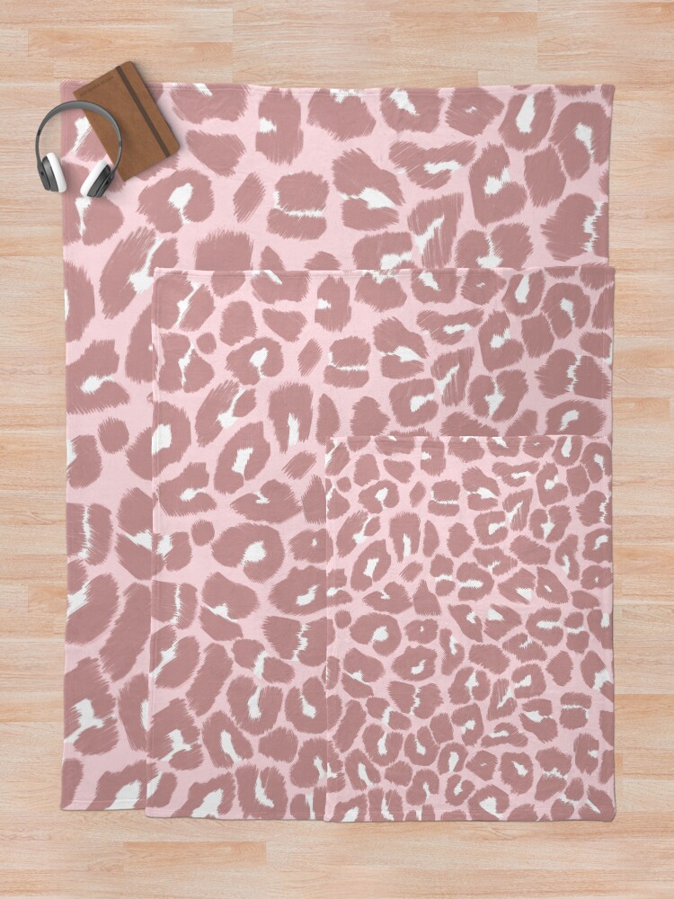 Animal print mink blanket hot sale