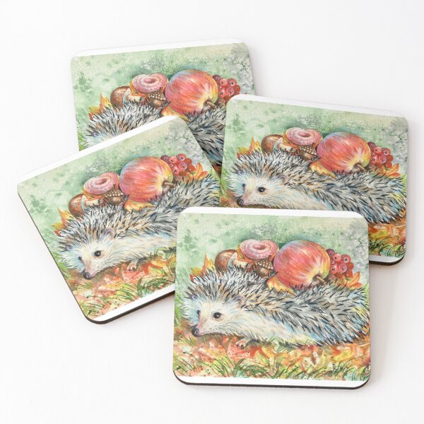 Item preview, hedgehog carries an apple designed and sold by zanbo.