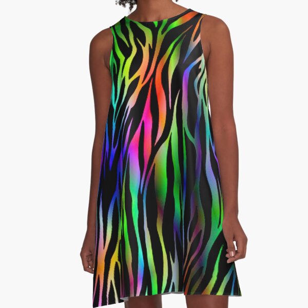 Item preview, Zebra rainbow pattern designed and sold by Crystalsgraphix.