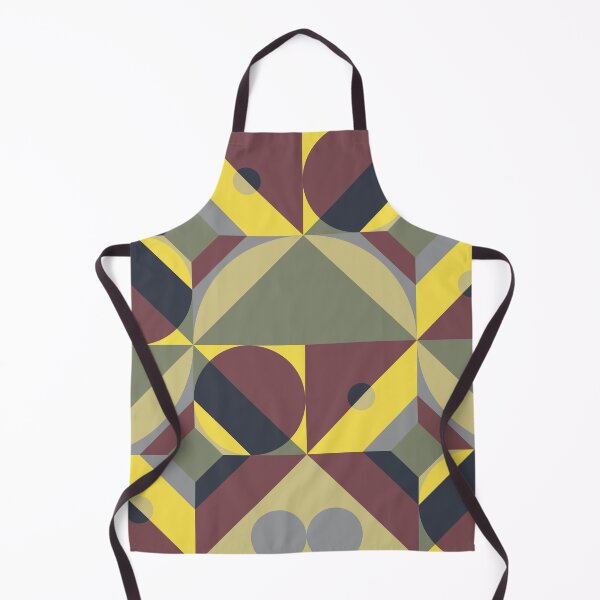 Item preview, Abstract geometric pattern with rectangular and round elements in multicolor palette variation designed and sold by acidmit.