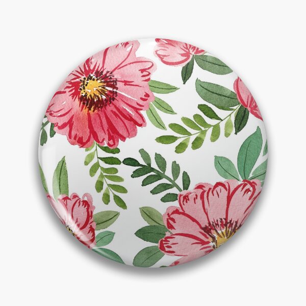 Item preview, Abstract Pink Watercolour Florals designed and sold by MinaP.