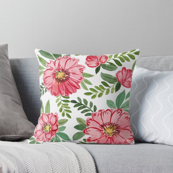 Item preview, Abstract Pink Watercolour Florals designed and sold by MinaP.