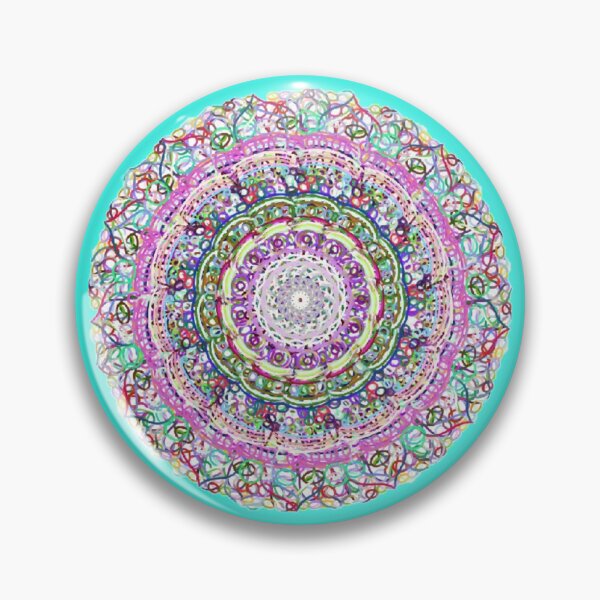 Item preview, Delightful Pink Flower Mandala  designed and sold by Startledsaint.