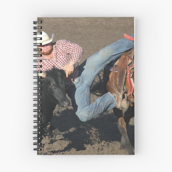 Item preview, Steer Wrestling action shot designed and sold by Rodeo-Photos.