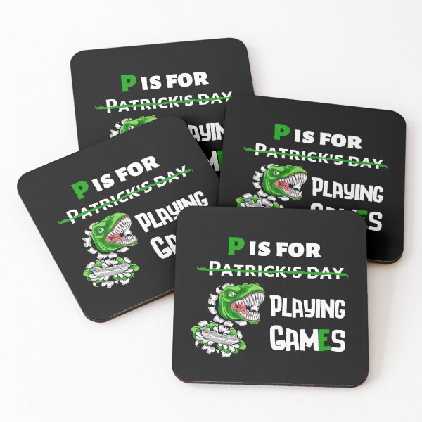 Item preview, P is for playing games Patrick's day  designed and sold by Bella85s.