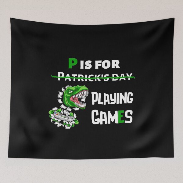 Item preview, P is for playing games Patrick's day  designed and sold by Bella85s.