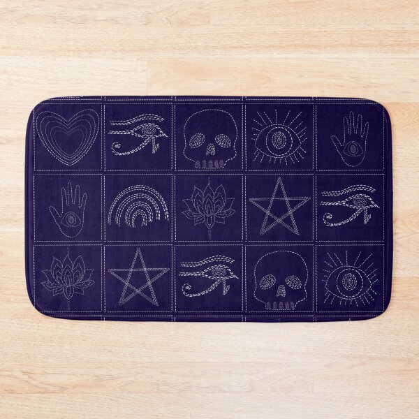 Item preview, Sashiko Protection Indigo designed and sold by EmmiLooArt.