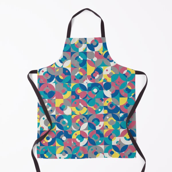 Item preview, Abstract multicolor geometric mosaic with square and round shapes designed and sold by acidmit.