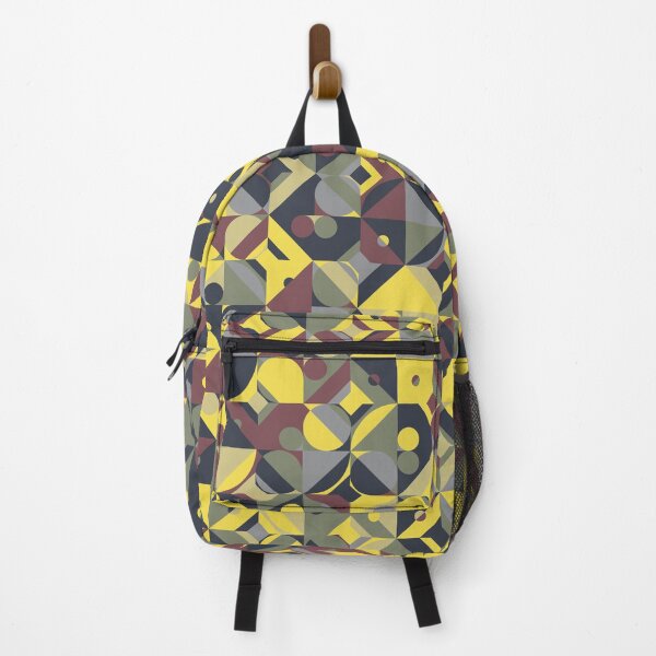 Item preview, Abstract multicolor geometric mosaic with square and round elements designed and sold by acidmit.