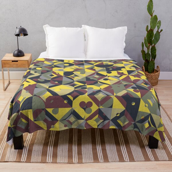 Item preview, Abstract multicolor geometric mosaic with square and round elements designed and sold by acidmit.