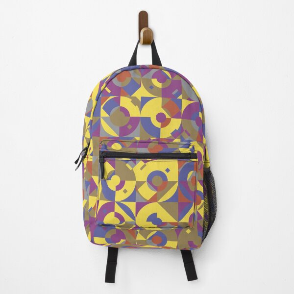 Item preview, Square and round geometric shapes in abstract multicolor mosaic designed and sold by acidmit.