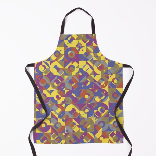 Item preview, Square and round geometric shapes in abstract multicolor mosaic designed and sold by acidmit.