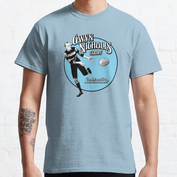 The 1988 Range: Cardiff and Wales Rugby Legend Gwyn Nicholls Classic T-Shirt