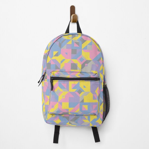 Item preview, Square and triangular geometric shapes in abstract multicolor mosaic designed and sold by acidmit.