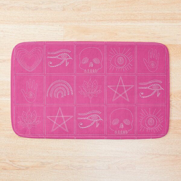 Item preview, Sashiko Protection Pink designed and sold by EmmiLooArt.