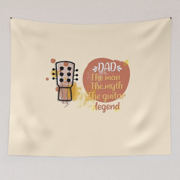Item preview, dad the man the myth the guitar legend  designed and sold by Abdoumh.
