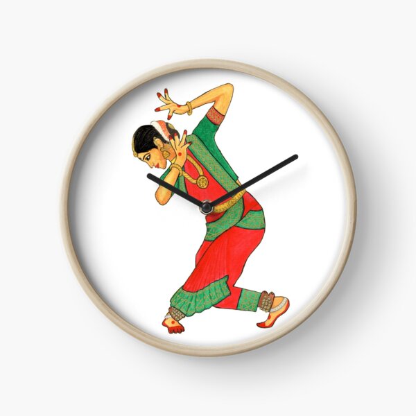 Vista previa del artículo con la obra «Arte de la bailarina Bharatanatyam: danza clásica india / bailarina», diseñado y vendido por HariniArts.
