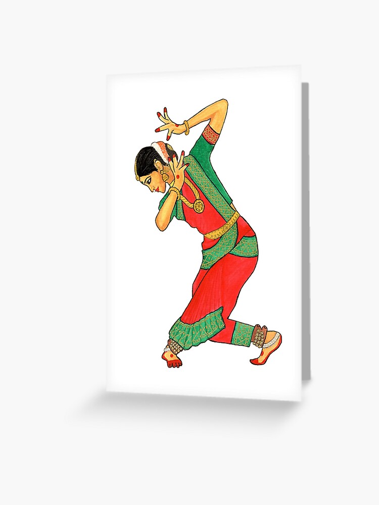 Zentangle Inspired Bharatanatyam Dancer Art Print. - Etsy