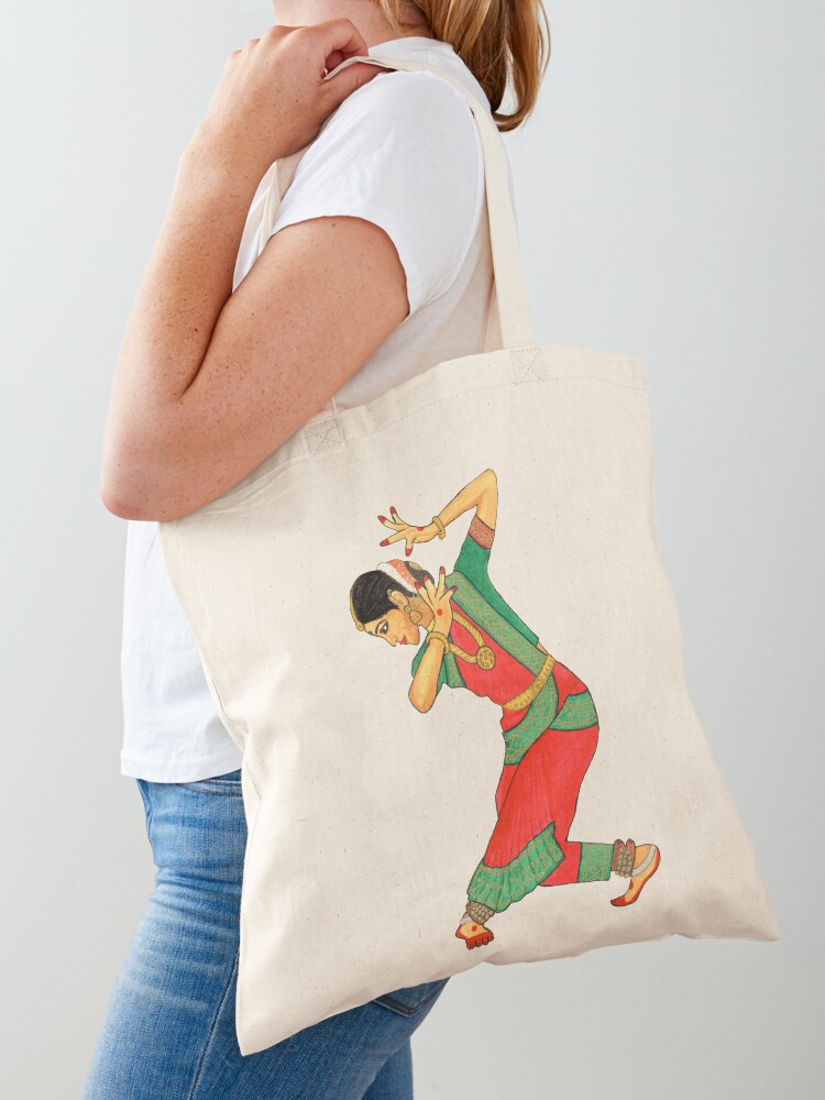 Bharatanatyam dancer art Indian classical dance dancer Tote Bag for Sale by Harini Patnam Redbubble