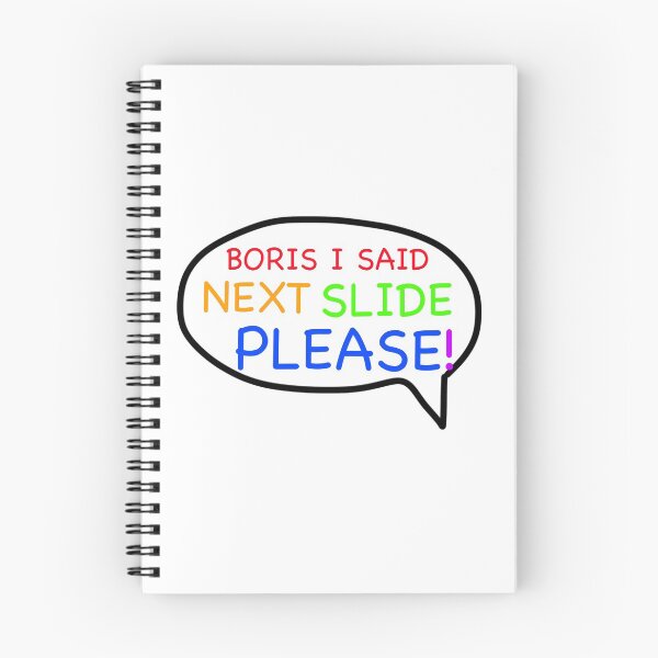 Item preview, Chris Whitty Boris Johnson next slide please sticker  designed and sold by lifewithrads.