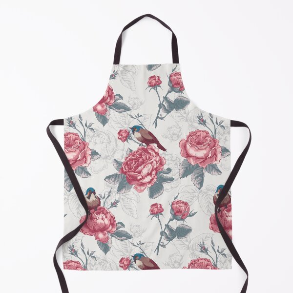 Item preview, Beautiful Red Roses and Birds designed and sold by BellaRepetitum.