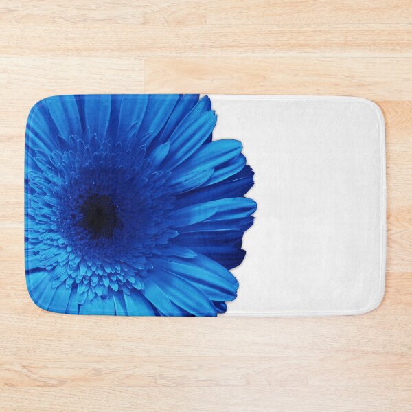 Item preview, Blue gerbera white background designed and sold by TheSpaceShip.